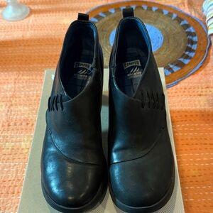Camper Women's Black Leather Ankle Boots